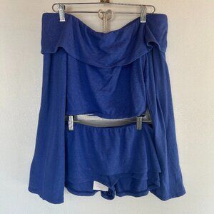 Dippin’ Daisy’s Jessie Sweater & Fold-Over Mini Shorts set